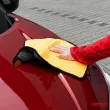Serviette en microfibre pour sécher la voiture 30x40 cm 2 pièces AMIO 03755 - Visuel 3