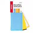 Ensemble de chiffons en microfibre 30x40cm 275/300/600g 3 pcs. AMIO 03750 - Visuel 1