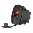 Chargeur de voiture étanche en forme de bateau avec ports USB + USB-C QC3.0 12V 24V AMIO 04229 - Visuel 1