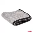 Chiffon en microfibre 2 en 1 pour polissage et lustrage de voiture 40x40 cm 600 g AMIO 03976 - Visuel 2