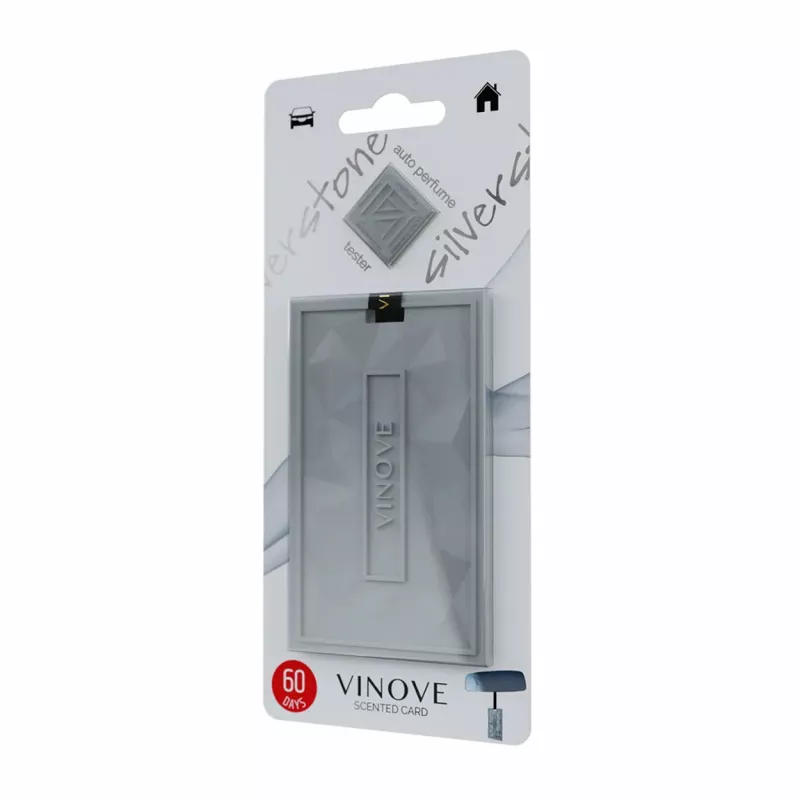 Vinove Suspension parfumée pour voiture Carte parfumée Silverstone AMIO V11290/V18-01
