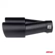 Embout d'échappement en acier inoxydable double noir mat - AMIO 04063 - Visuel 3