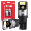 Ampoules LED FULL CANBUS PRO T10 W5W 4x3030 SMD blanches 12V 24V - AMIO 03580 - Visuel 1