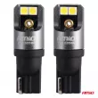 Ampoules LED FULL CANBUS PRO T10 W5W 4x3030 SMD blanches 12V 24V - AMIO 03580 - Visuel 2