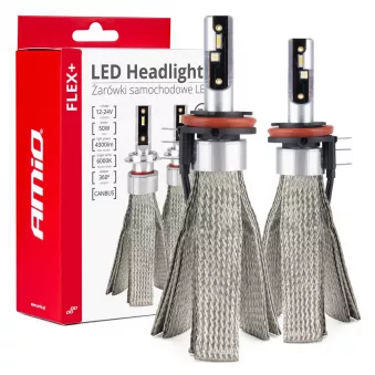 Ampoules LED voiture série FLEX+ H15 6000K 12V 24V Canbus -03666 AMIO 03666/01080