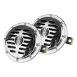 Klaxon signal sonore chrome 125 mm 12V - AMIO 04074 - Visuel 1