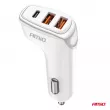 Chargeur de voiture 2x USB-A + USB-C 38W - AMIO 03886 - Visuel 2