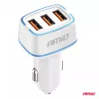 Chargeur de voiture 3x USB-A 30W - AMIO 03889 - Visuel 2