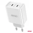 Chargeur secteur 230V 2x USB-C 40W - AMIO 03892 - Visuel 2