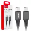 Câble de charge USB-C - USB-C 60W 200cm FullLINK - AMIO 03903 - Visuel 1