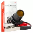 Adaptateurs crocodiles pour prise allume-cigare 12V 24V 15cm - AMIO 03803 - Visuel 1