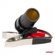 Adaptateurs crocodiles pour prise allume-cigare 12V 24V 15cm - AMIO 03803 - Visuel 2