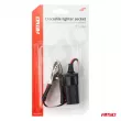Adaptateurs crocodiles pour prise allume-cigare 12V 24V 15cm - AMIO 03803 - Visuel 3