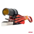 Adaptateur de prise allume-cigare avec sortie pour pinces crocodiles 12V 24V 100cm - AMIO 03804 - Visuel 2