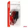 Adaptateur de prise allume-cigare avec sortie pour pinces crocodiles 12V 24V 100cm - AMIO 03804 - Visuel 3