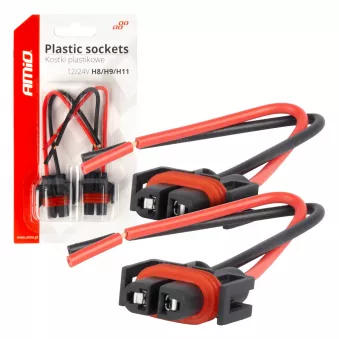 Bouchons céramiques simples H8 H9 H11 prise connecteur - AMIO 03182