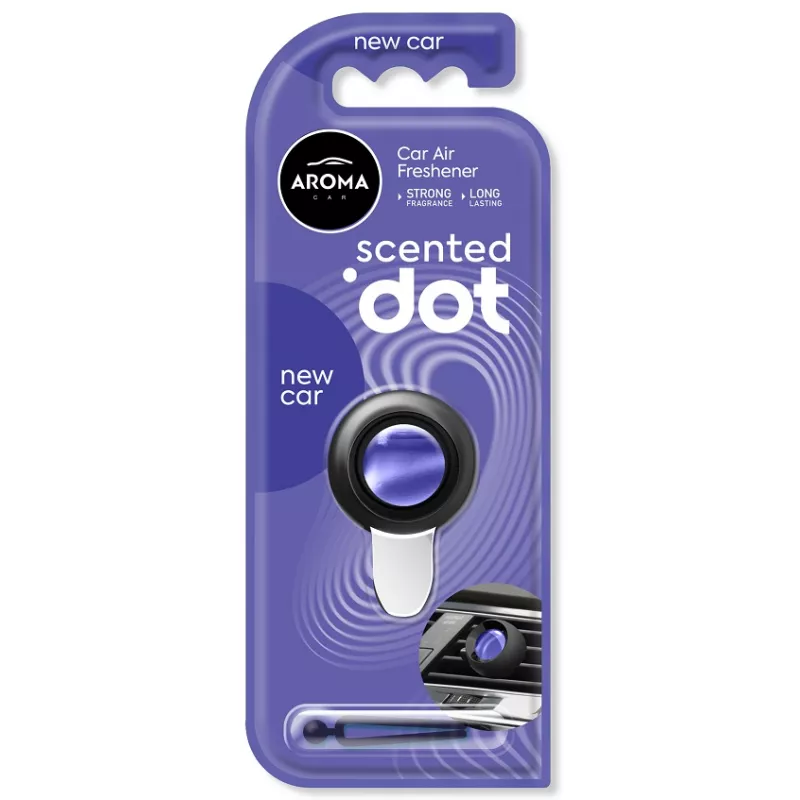 Désodorisant d'air AROMA CAR Membrane DOT Nouvelle Voiture AMIO A12044