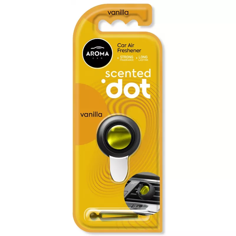 Désodorisant d'air AROMA CAR Membrane DOT Vanille AMIO A12042