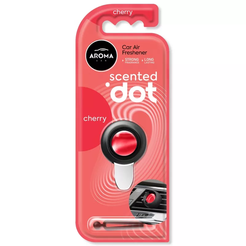 Désodorisant d'air AROMA CAR Membrane DOT Cerise AMIO A12041