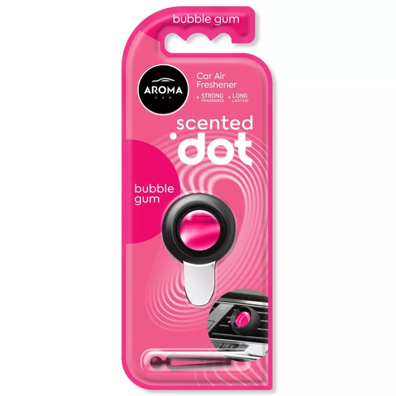 Désodorisant d'air AROMA CAR Membrane DOT Bubble Gum AMIO A12040