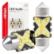 Ampoules LED CANBUS Festoon C5W 12SMD 2016 31mm Blanc 12V 24V - AMIO 04235 - Visuel 1