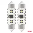 Ampoules LED CANBUS Festoon C5W 2SMD 3838 41mm Blanc 12V 24V - AMIO 04250 - Visuel 2
