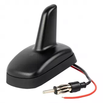 Antenne de voiture avec amplificateur universel de type requin avec connecteur DIN - AMIO 04159