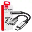 Adaptateur répartiteur USB-C vers USB-C + Mini Jack 3,5 mm 10 cm - AMIO 04295 - Visuel 1