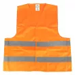 Gilet de sécurité réfléchissant orange certifié XXL AMIO 03985 - Visuel 1