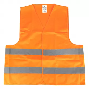 Gilet de sécurité réfléchissant orange avec certificat XXXL - AMIO 03986