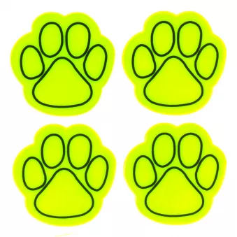 Autocollants fluorescents réfléchissants d'avertissement pour enfants pieds AMIO 03940