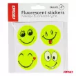 Autocollants fluorescents réfléchissants d'avertissement pour enfants visages AMIO 03941 - Visuel 3