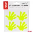 Autocollants fluorescents réfléchissants d'avertissement pour enfants pattes AMIO 03942 - Visuel 3