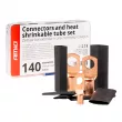 Ensemble de cosses à œillets et manchons thermorétractables 140 pcs. AMIO 04121 - Visuel 1