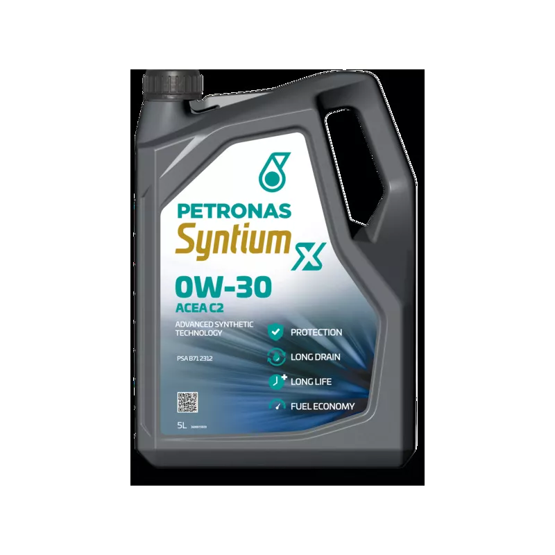 Huile moteur 0W-30 SYNTIUM X C2 – 5L PETRONAS 70981M12EU