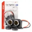 Prise allume-cigare automobile étanche double 12V 24V - AMIO 04130 - Visuel 1