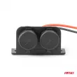 Prise allume-cigare automobile étanche double 12V 24V - AMIO 04130 - Visuel 3