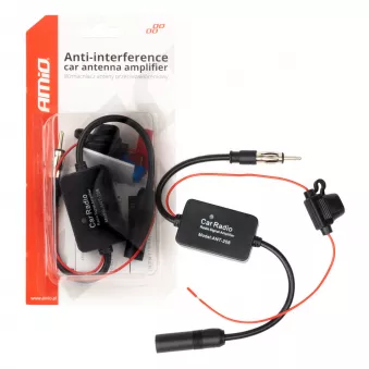 Amplificateur d'antenne de voiture anti-interférences 12V AMIO 04133