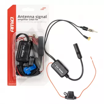 Amplificateur d'antenne de signal radio 12V DAB FM - AMIO 04134
