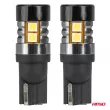 Ampoules LED CANBUS T10 W5W 9 SMD 3030 Blanc 12V 24V - AMIO 04241 - Visuel 2