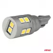 Ampoules LED CANBUS T10 W5W 12 SMD 3030 Blanc 12V 24V - AMIO 04243 - Visuel 3