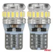 Ampoules LED CANBUS T10 W5W 16SMD 2SMD 3014 3030 Blanc 12V 24V - AMIO 04260 - Visuel 2