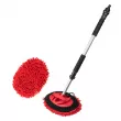 Brosse télescopique en microfibre à flux pour le lavage de voiture 67-100 cm - AMIO 04342 - Visuel 1
