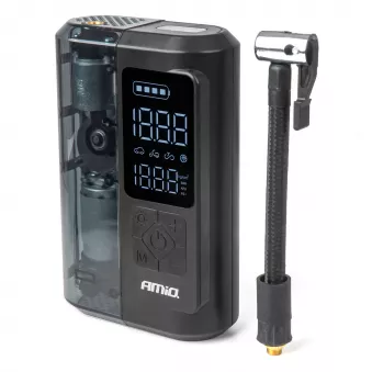 Compresseur de voiture sans fil à batterie powerbank LED USB-C 40W AMIO 04378