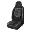 Housse de siège fauteuil perlé noire perles pour voiture 45x120cm CSM-16 AMIO 04429 - Visuel 1