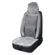 Couvre-siège de fauteuil perlé gris perles pour voiture 45x120cm CSM-17 AMIO 04430 - Visuel 1