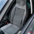 Couvre-siège de fauteuil perlé gris perles pour voiture 45x120cm CSM-17 AMIO 04430 - Visuel 2