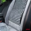 Couvre-siège de fauteuil perlé gris perles pour voiture 45x120cm CSM-17 AMIO 04430 - Visuel 3