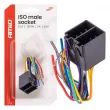 Connecteur mâle intégré ISO CCA 13 broches 5A 12V - AMIO 04445 - Visuel 1