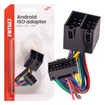 Adaptateur radio Android ISO CCA 5A 12V - AMIO 04442